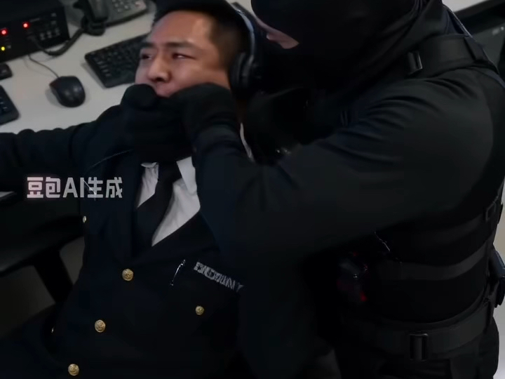 忍者偷袭杀害安保人员，控制中控室，黑掉监控