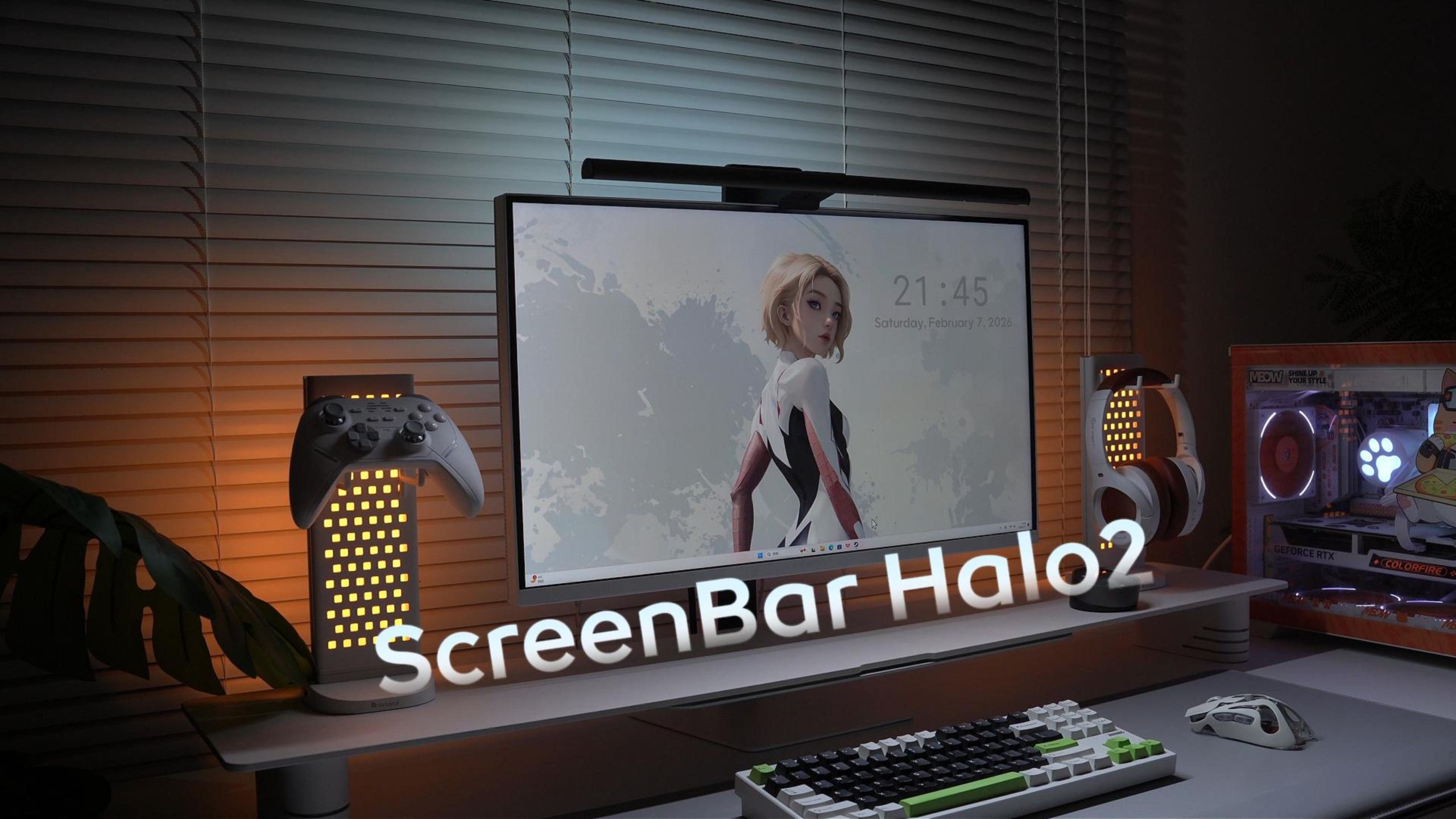 屏幕挂灯天花板：明基ScreenBar Halo2 自用分享