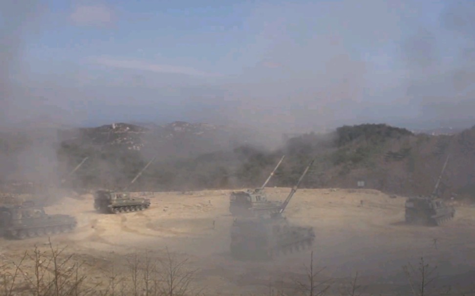 “亚洲第一炮”？韩国K9 155mm自行榴弹炮实弹射击