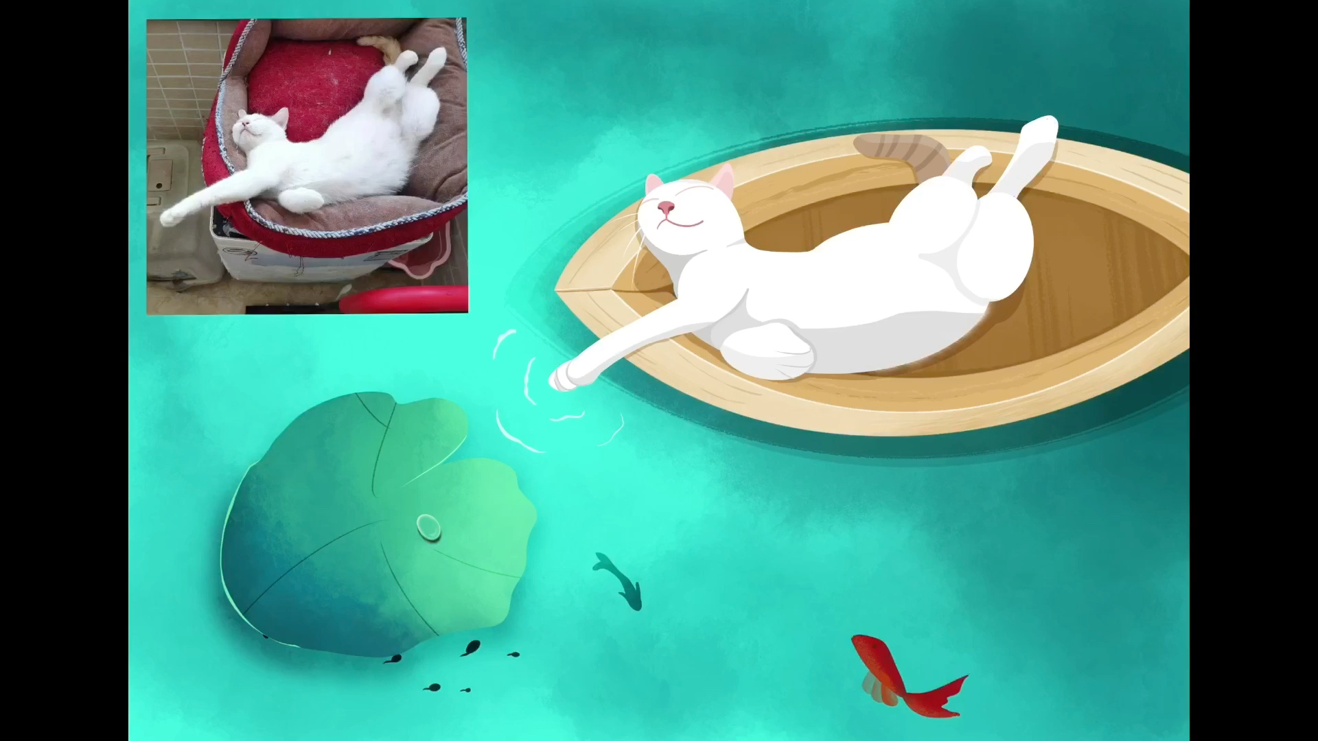 睡觉的猫咪简笔画画法图片步骤（一步一步教我学画画） - 有点网 - 好手艺