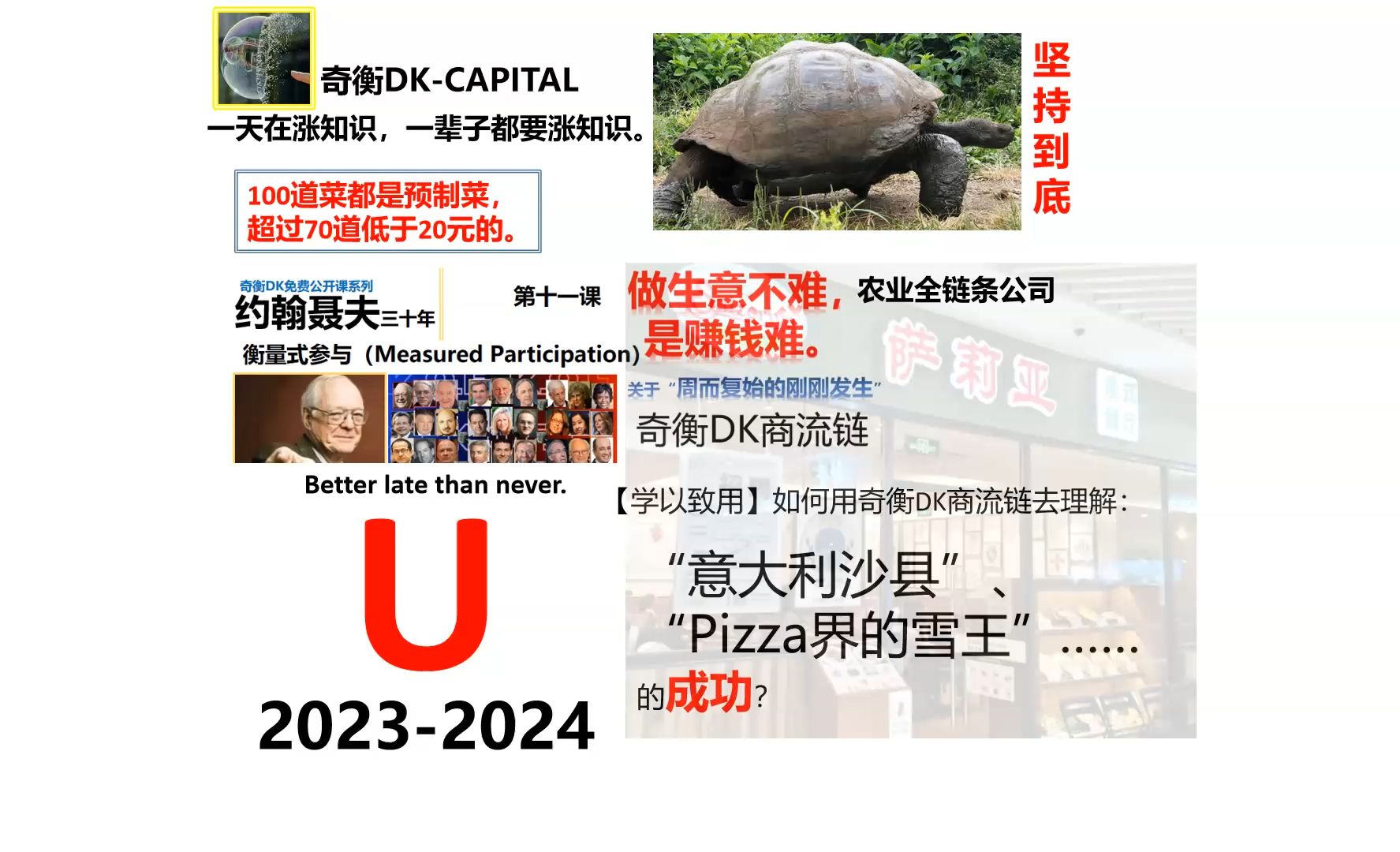 做预制菜也敢逆势涨价？奇衡DK商流链案例课【奇衡DK涨知识2024】