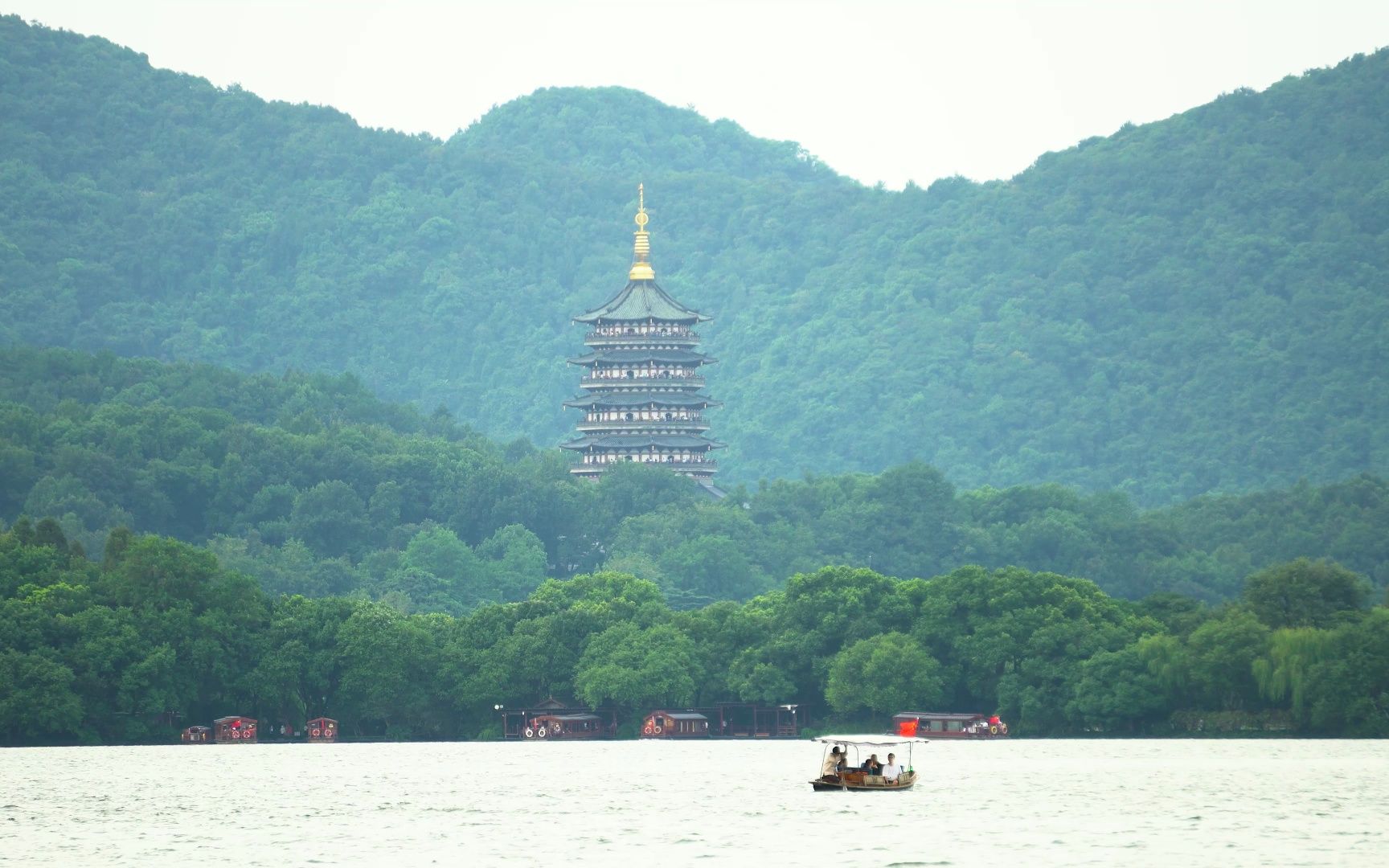 【4K素材】杭州西湖风景名胜区视频