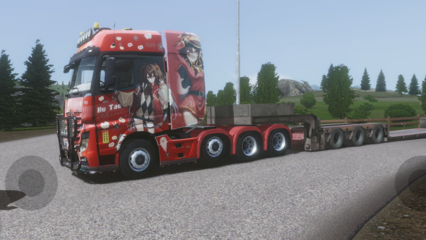【欧洲卡车模拟】奔驰8×4重卡 运输重型采矿车前往阿尔卑斯