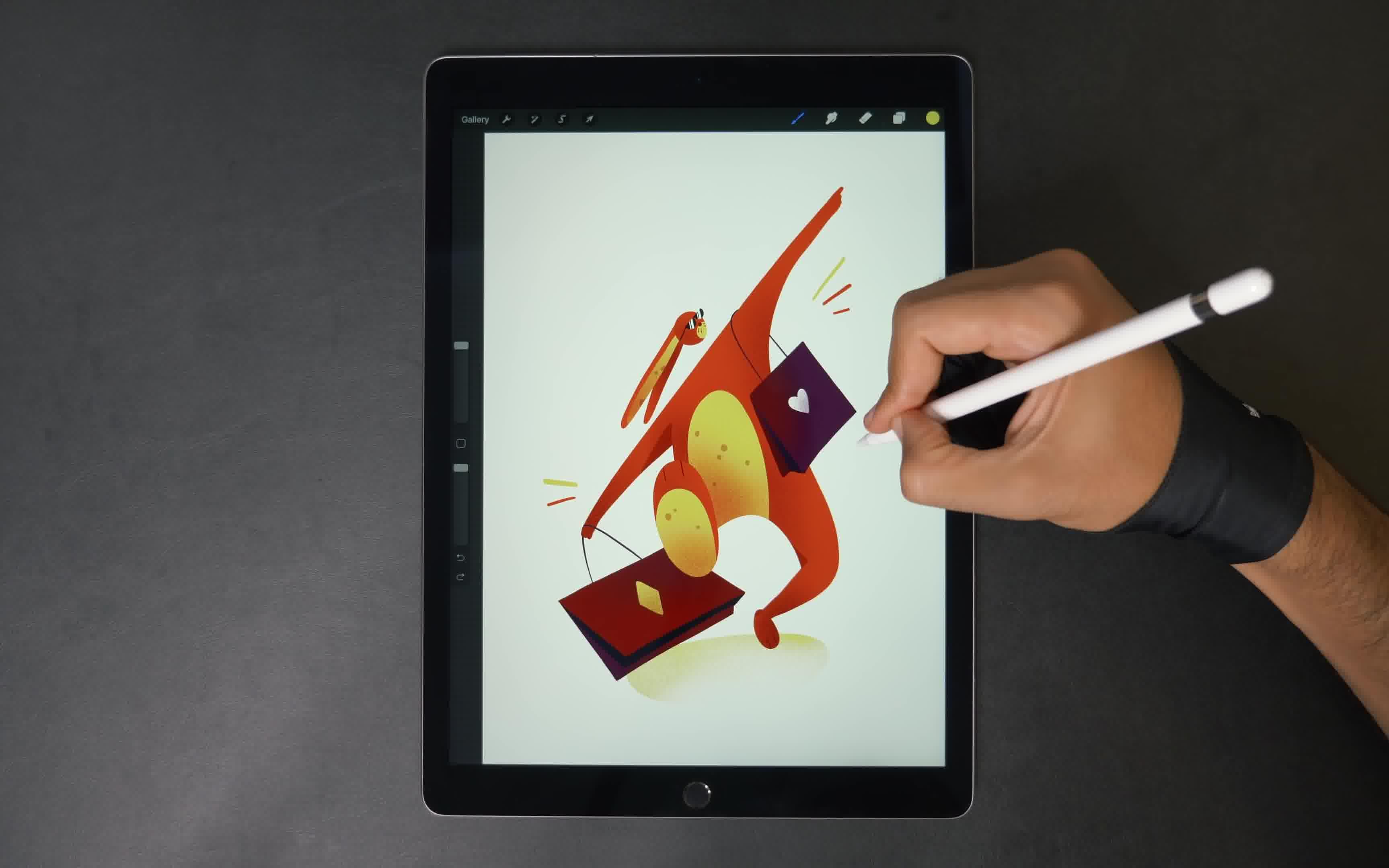 【gal shir】用 ipad pro 画画之购物狂
