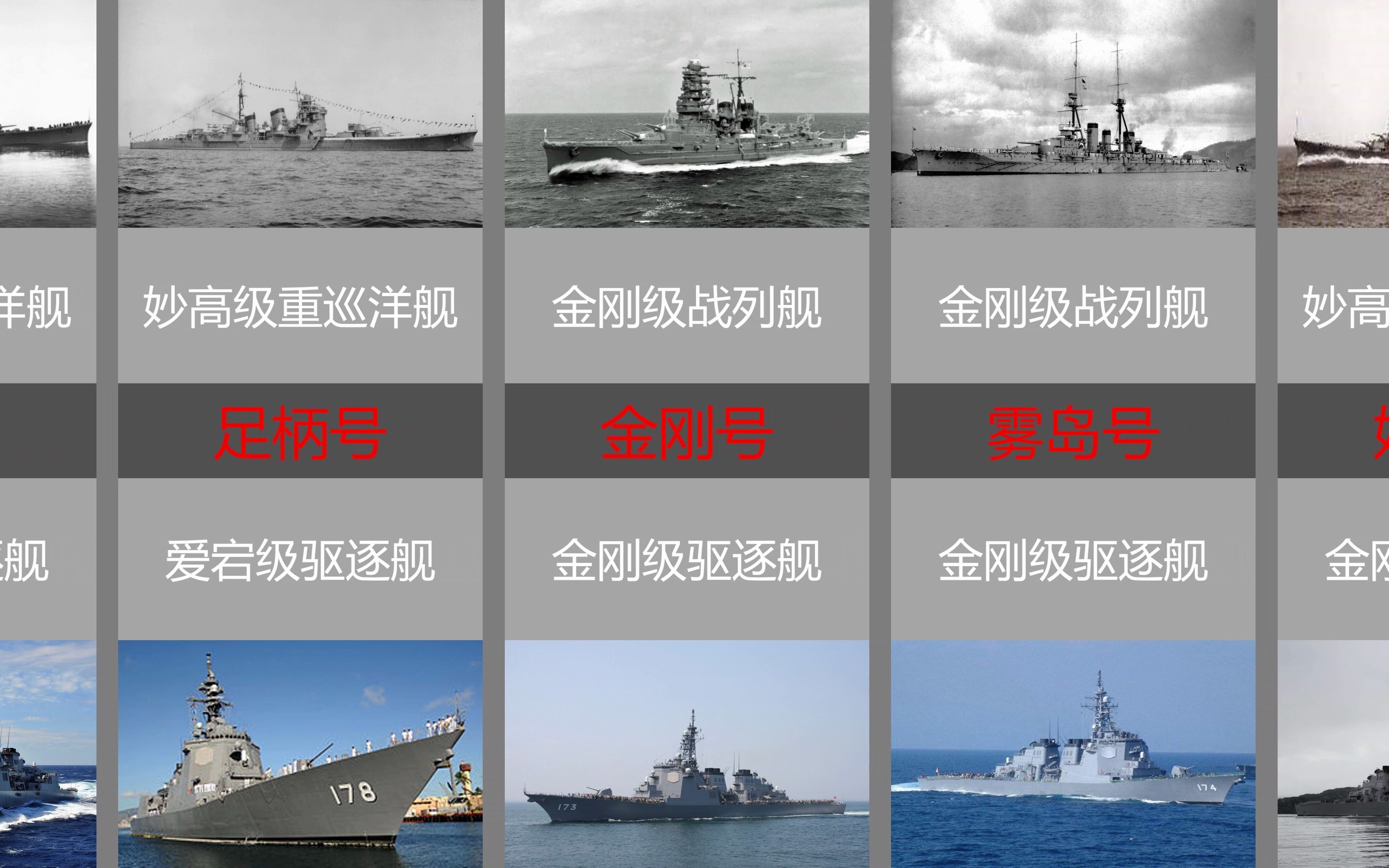 日本借尸还魂的二战舰名