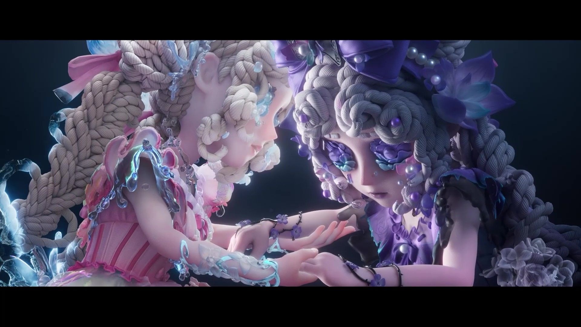 【虚妄杰作时装】“小女孩”-蜃景 故事视频首发：——“曾吞噬我的黑夜，已沉淀为脚下波光。”