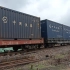 平煤集团的集装箱列车我终于拍到了。