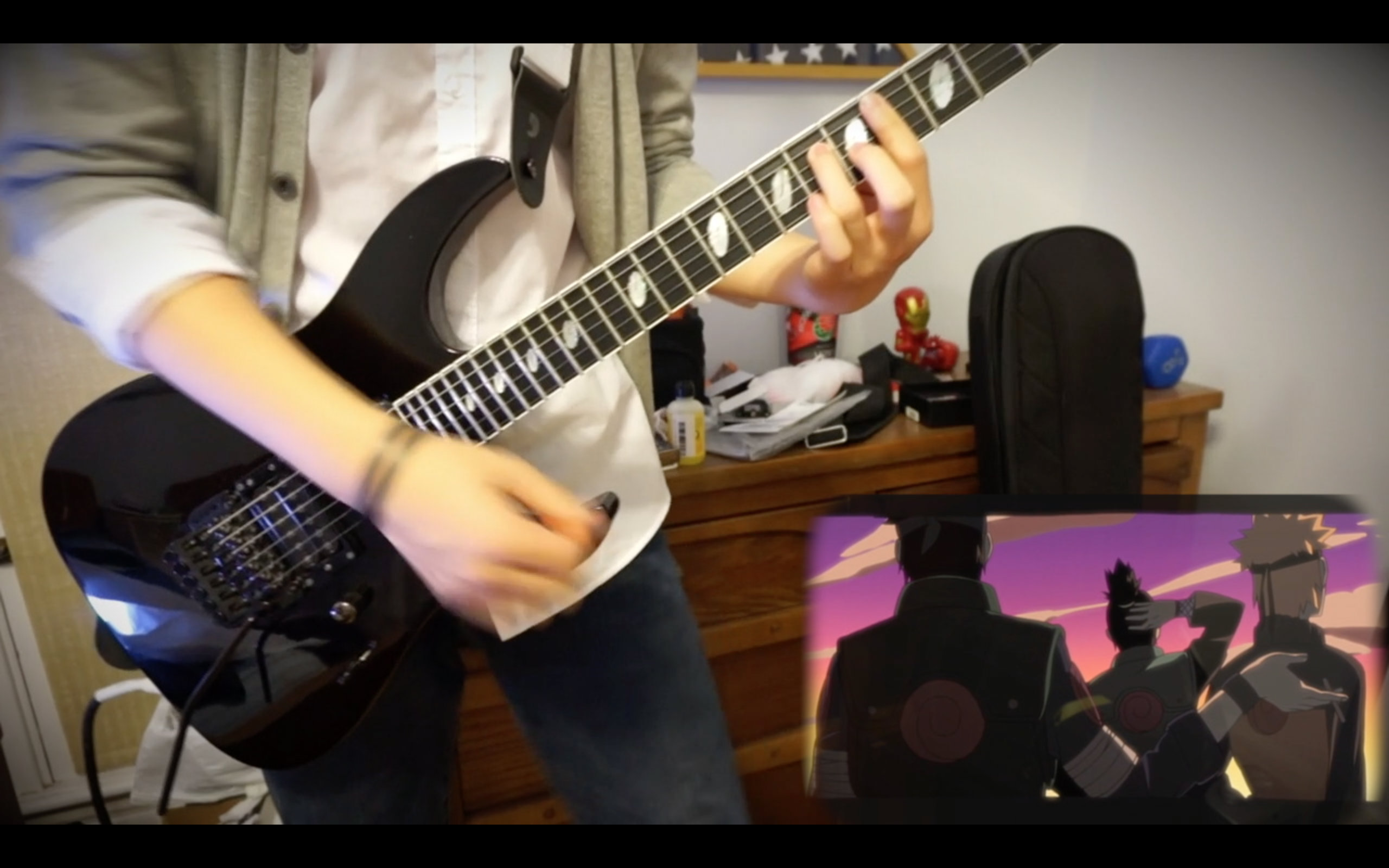 『Long Kiss Goodbye』火影疾风伝ED7 电吉他