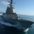 澳大利亚海军盾舰“霍巴特”号防空驱逐舰海试视频