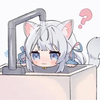 猫猫喝水