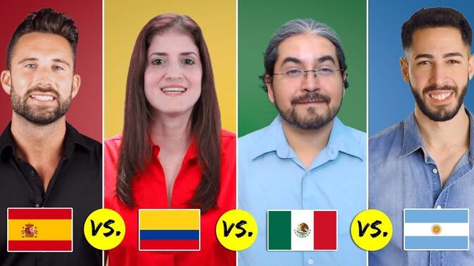西班牙、哥伦比亚、墨西哥和阿根廷西语词汇及口音的异同