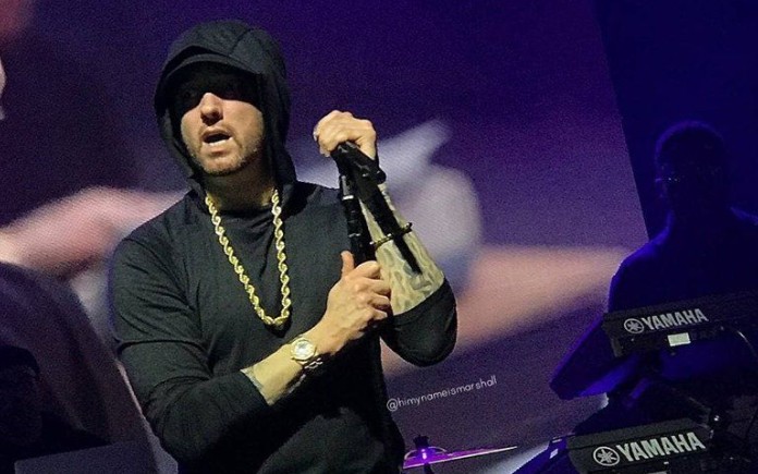 【Eminem】姆爷《Rap God》2017年纽约60帧现场【1080p/60帧/字幕】
