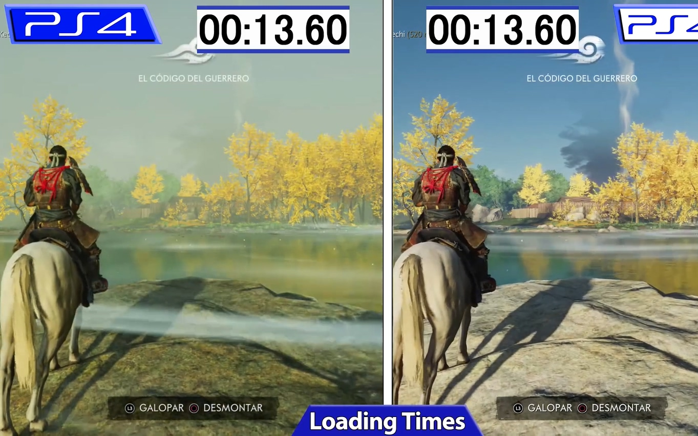 《对马之魂》PS4 vs PS4 Pro画质和帧数对比