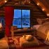【白噪音】超长8小时丨舒适的冬季小屋（屋内壁炉声+窗外暴风雪）