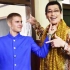 【花絮】丁日Justin Bieber与Piko太郎日本拍摄Softbank广告