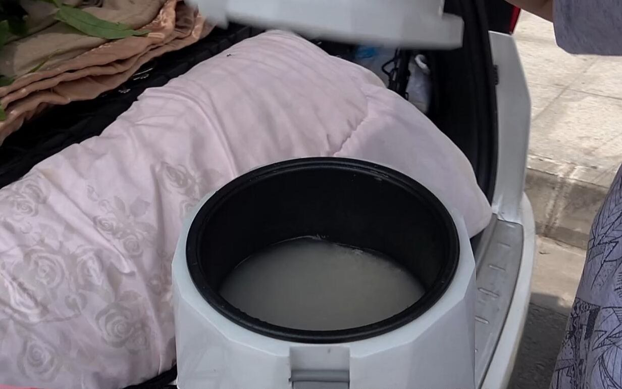 一次失败的行车做饭经历 自驾游车载电饭煲的小故事