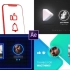 AE模板-YouTube结尾引导关注视频模板霓虹灯效果的结尾屏模板