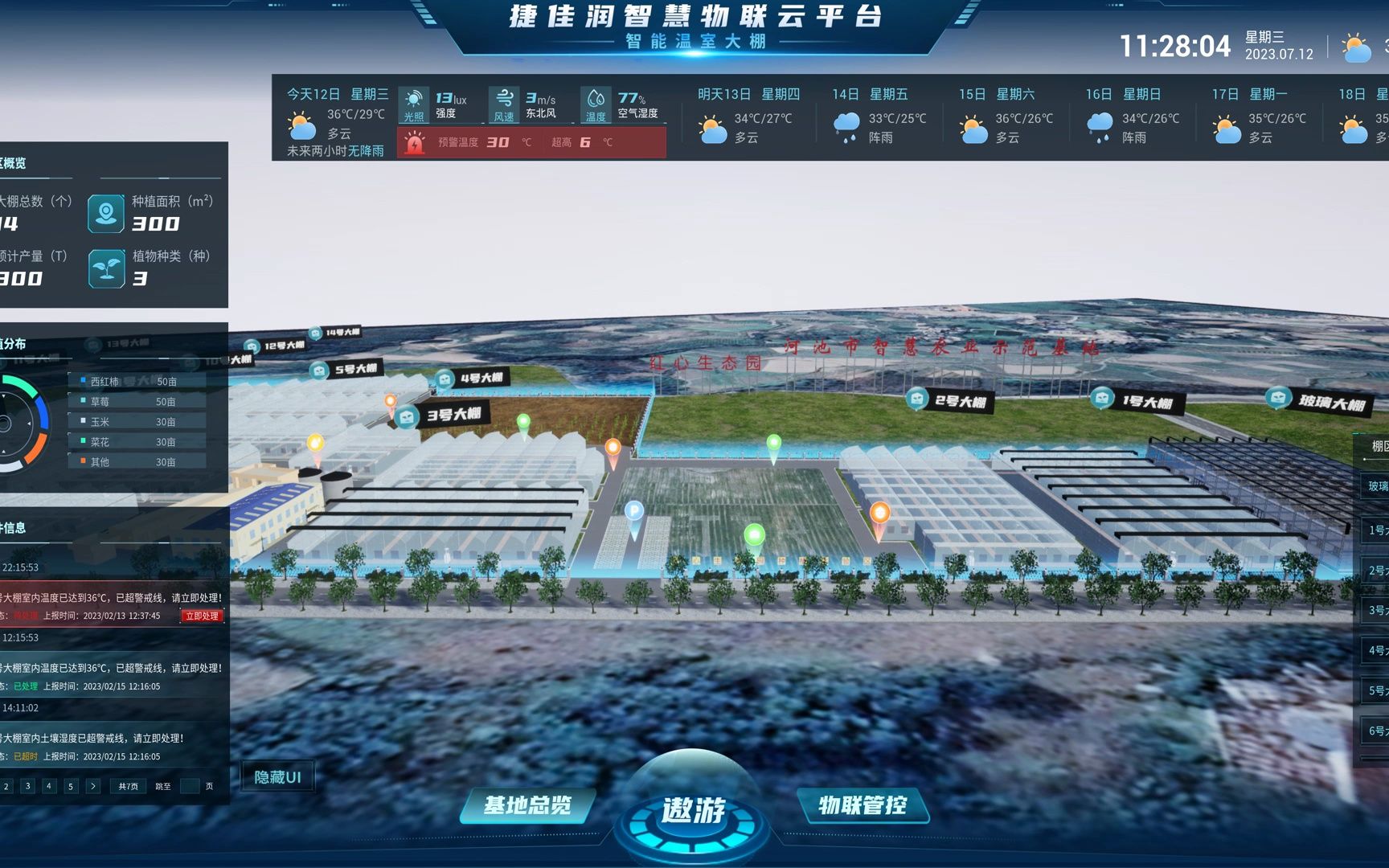 农业数字孪生可视化项目