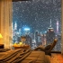 雪夜的浪漫❄️在舒适的公寓中俯瞰都市夜景?｜钢琴爵士乐｜3.5h｜助眠 学习 工作