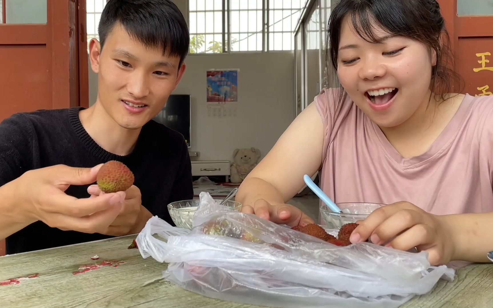 日本媳妇嫁到中国圆梦了：第一次吃到新鲜的荔枝！！！