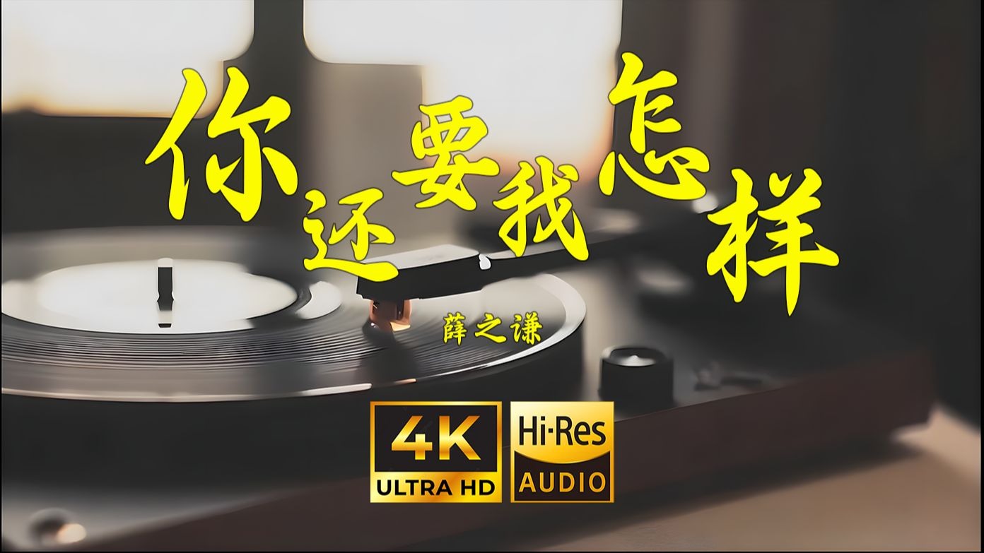 【4K Hi-Res】你还要我怎样-薛之谦