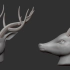 ZBrush教程视频，小白也能轻松学会，鹿头雕刻