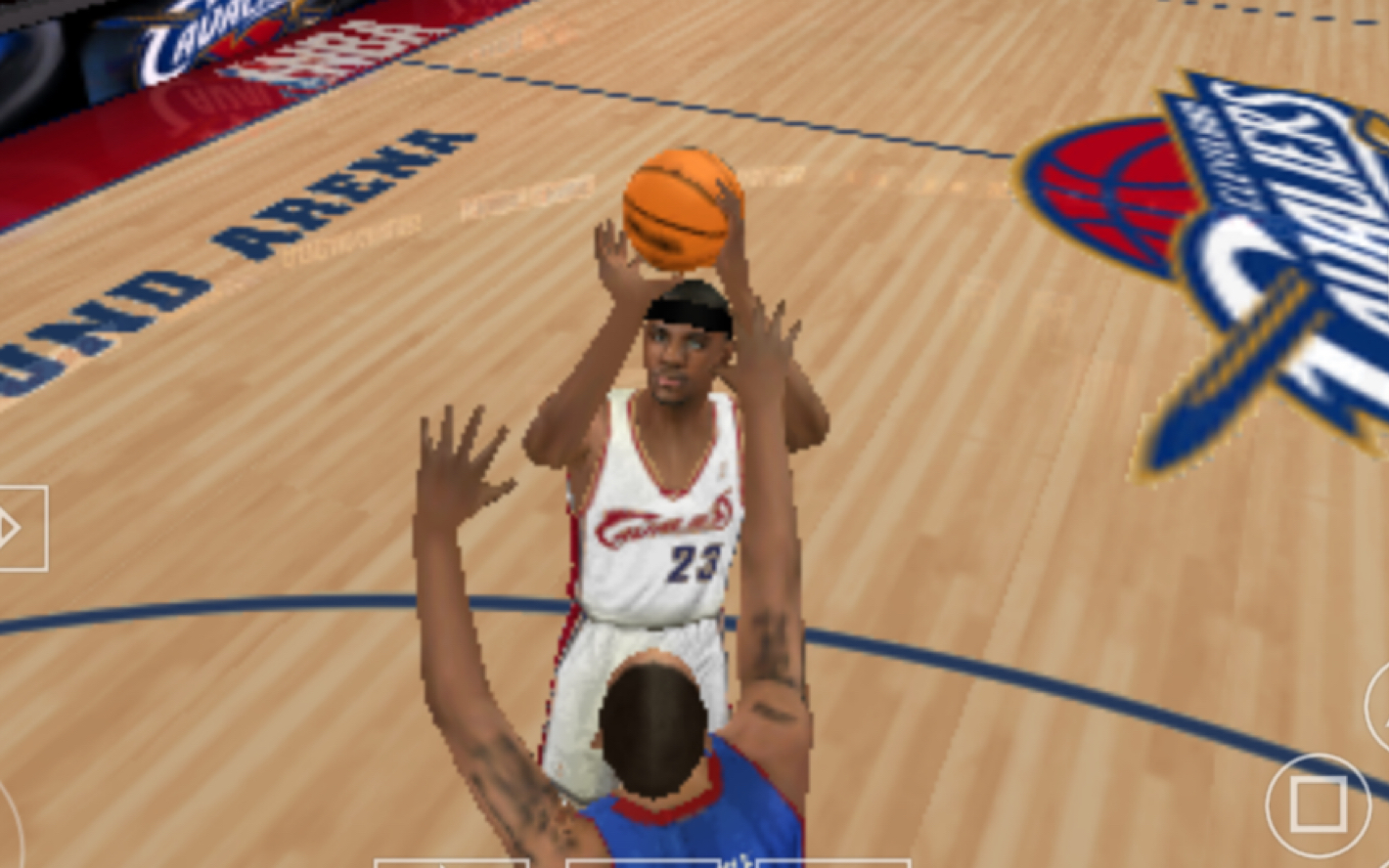 PSP上非常经典的篮球游戏NBA live 06试玩-哔哩哔哩