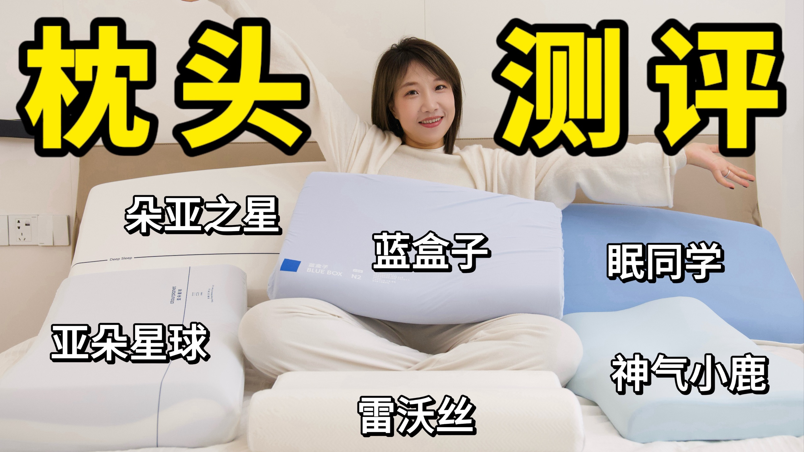 新手换枕必看！4 款 b 站热门枕 + 2 款双 11 爆款，5 大维度揭秘百元款如何碾压部分贵价款？