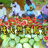 印度兄弟大制作，用1000斤西瓜制作西瓜汁