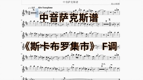 斯卡布罗集市古筝曲谱完整版_斯卡布罗集市曲谱