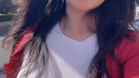 It's so windy out there. My hair is all messed up.