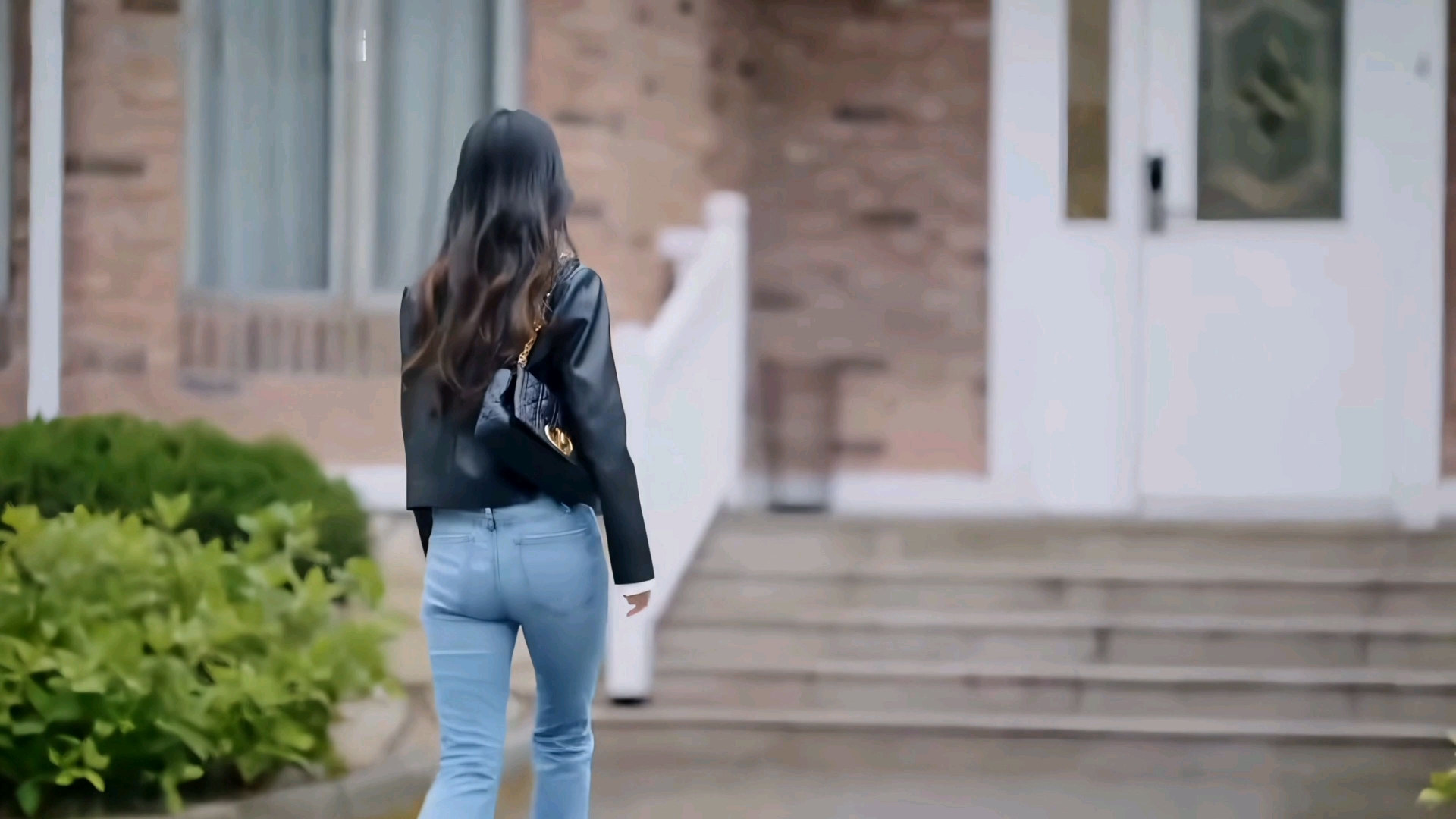 杨颖牛仔裤穿搭