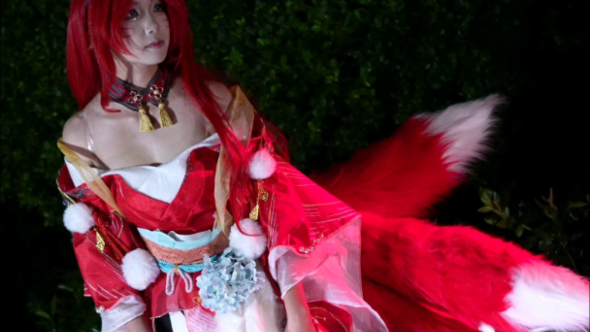 [Against the Water Cold cos Red Fox Phantom Whispering Shadow] - Huge Nine Tails