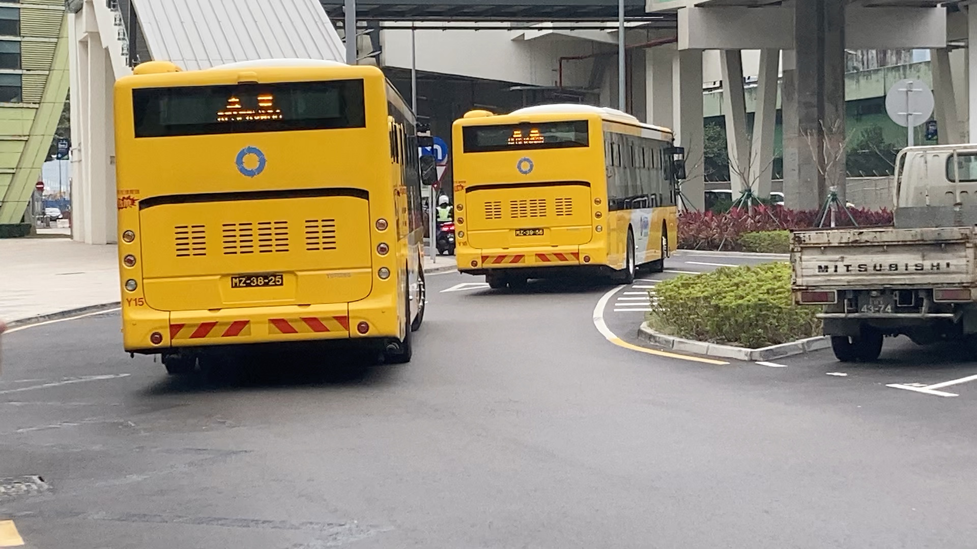 澳门今日新福利宇通新巴士试车