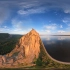 【全景】俄罗斯莉娜柱国家公园。 16K 360°航拍视频