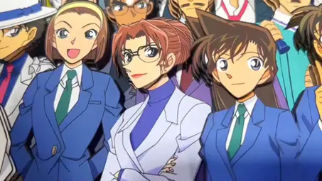 由500多个零件组装而成的《名侦探柯南》全家福来咯!快来找找小黑在哪里? #名侦探柯南 #柯南 #动漫