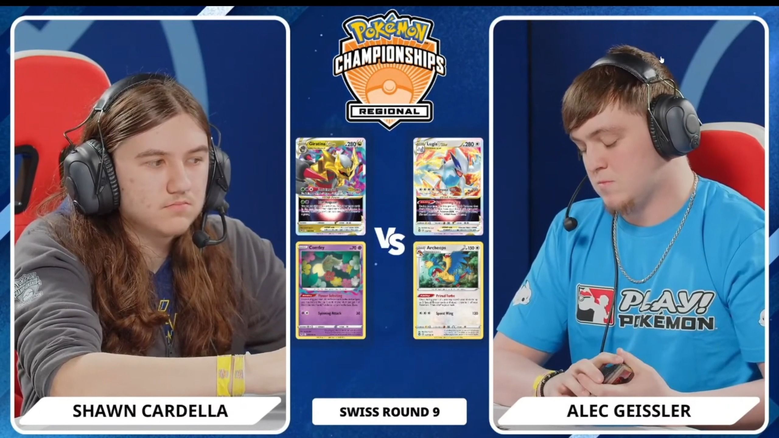 【宝可梦TCG2024】诺克斯维尔地区赛 DAY1 第9轮 放逐鬼龙 Vs 洛奇亚Vstar