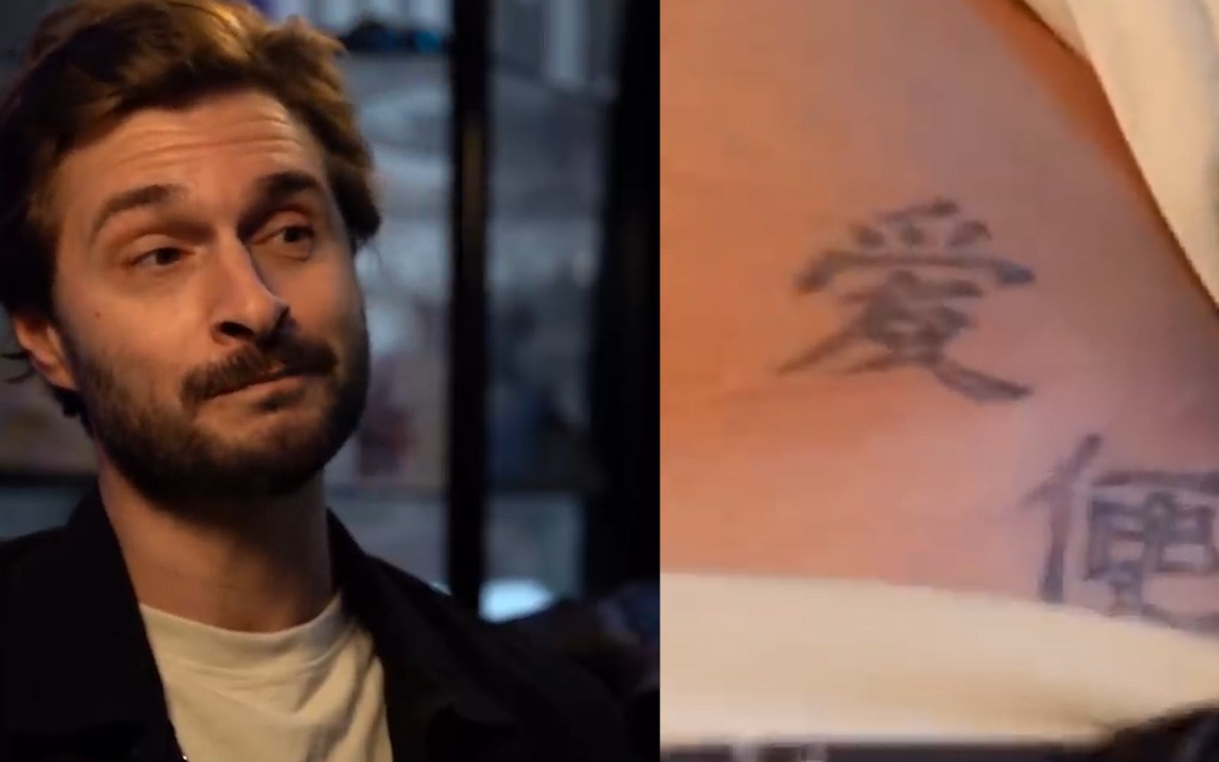 笑翻！法国男子纹中文纹身十二年后才知被“坑”：原想纹爱和自由