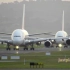 【Justplanes】机外视角 | A380在日落下起飞