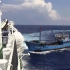 2010年我国渔船在钓鱼岛附近，猛烈撞击日本巡逻船的真实录像