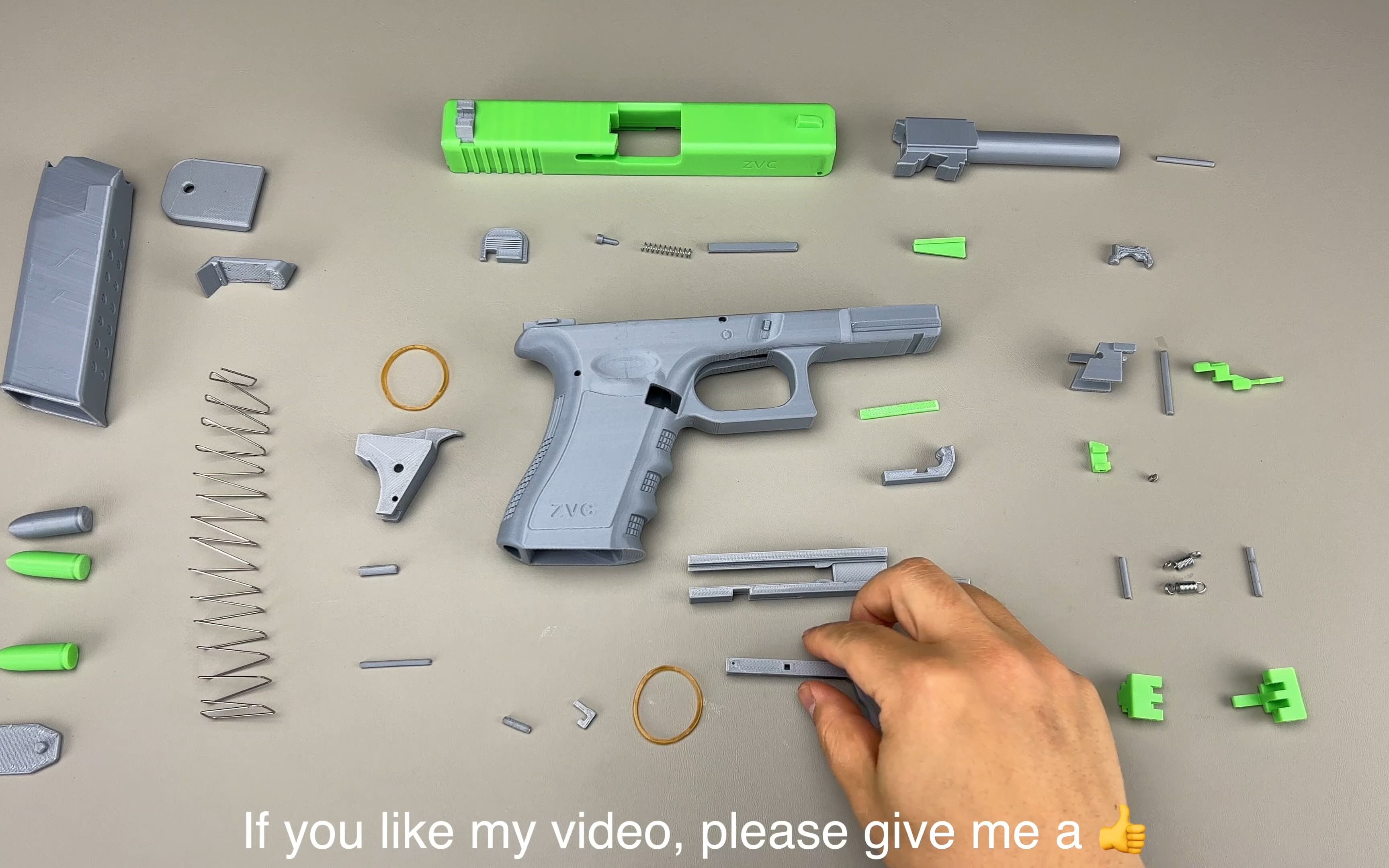 3D打印 玩具 glock19