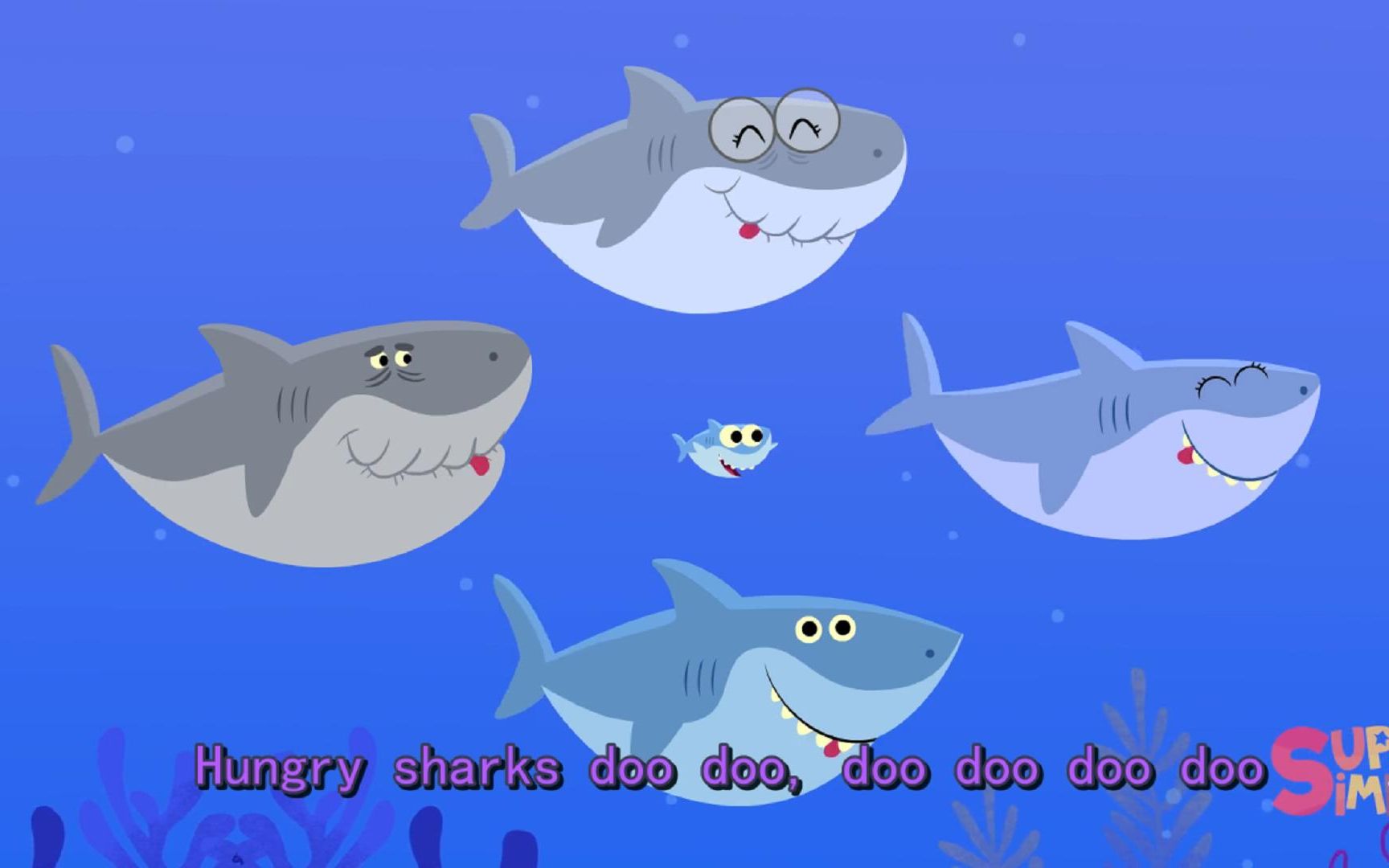 babyshark儿歌简谱,babyshark儿歌简谱图片 美国小孩最喜欢的英文儿歌-baby shark