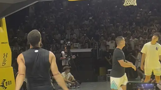 库里中国行沉浸式看库里投篮训练，太享受了#库里 #库里中国行