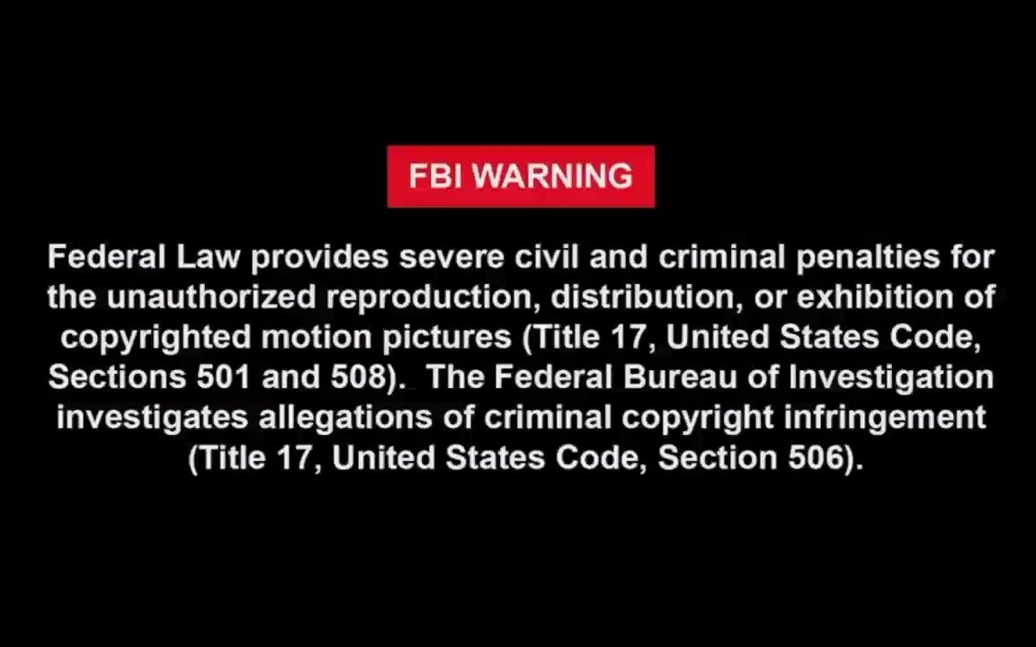 FBI WARNING原版视频