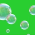 绿幕视频素材泡泡