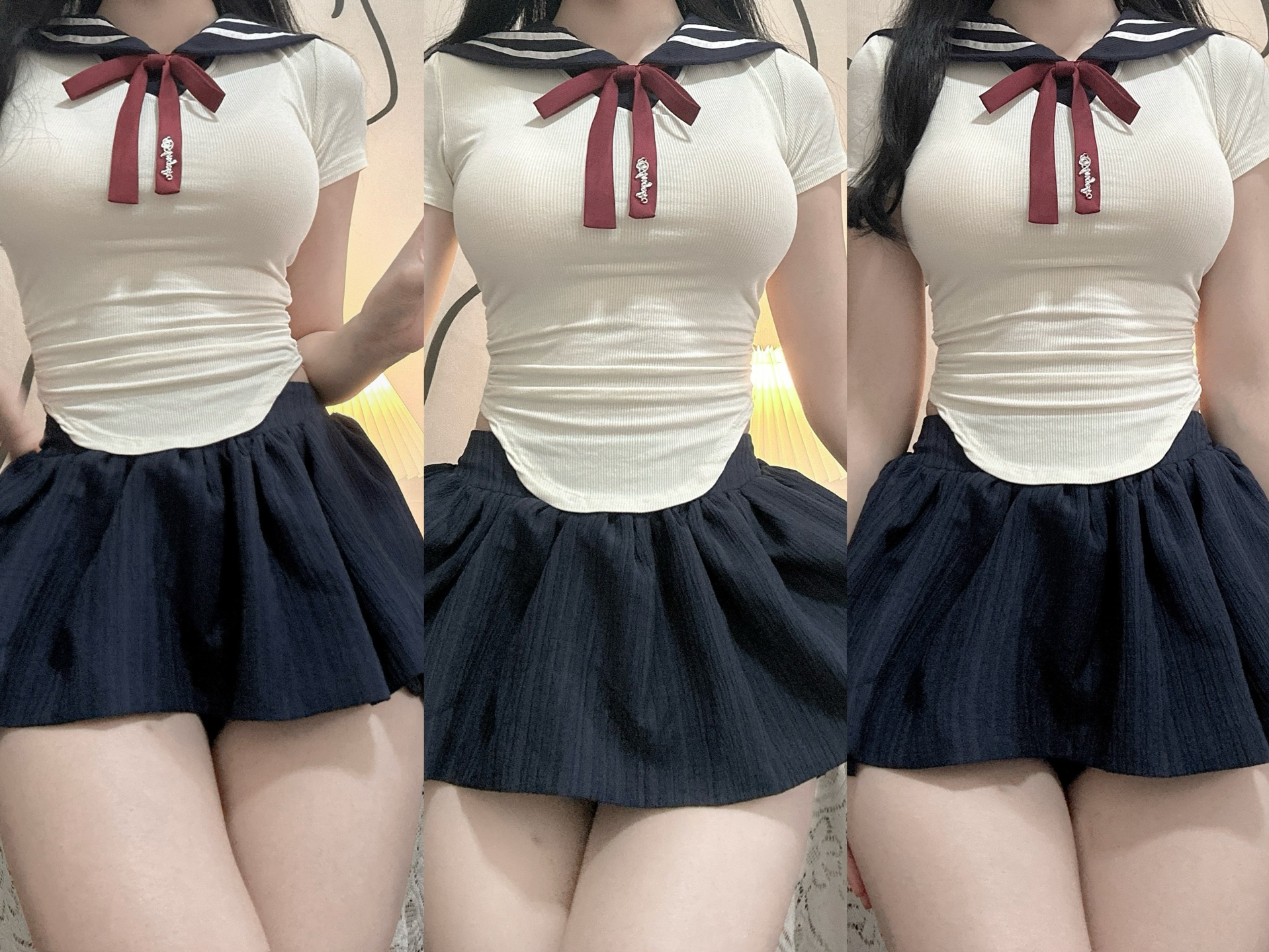 Waist-to-hip ratio ~