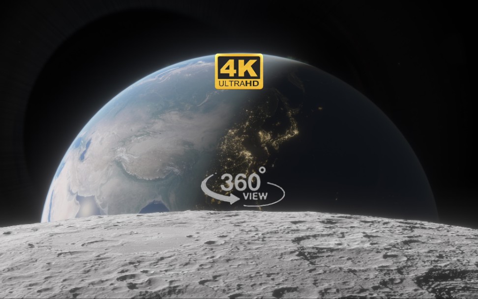 【4K 360°全景】就现在！和我一起来一场穿越太阳系的旅程