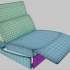 沙发电脑3D放样-功能-坐包建模