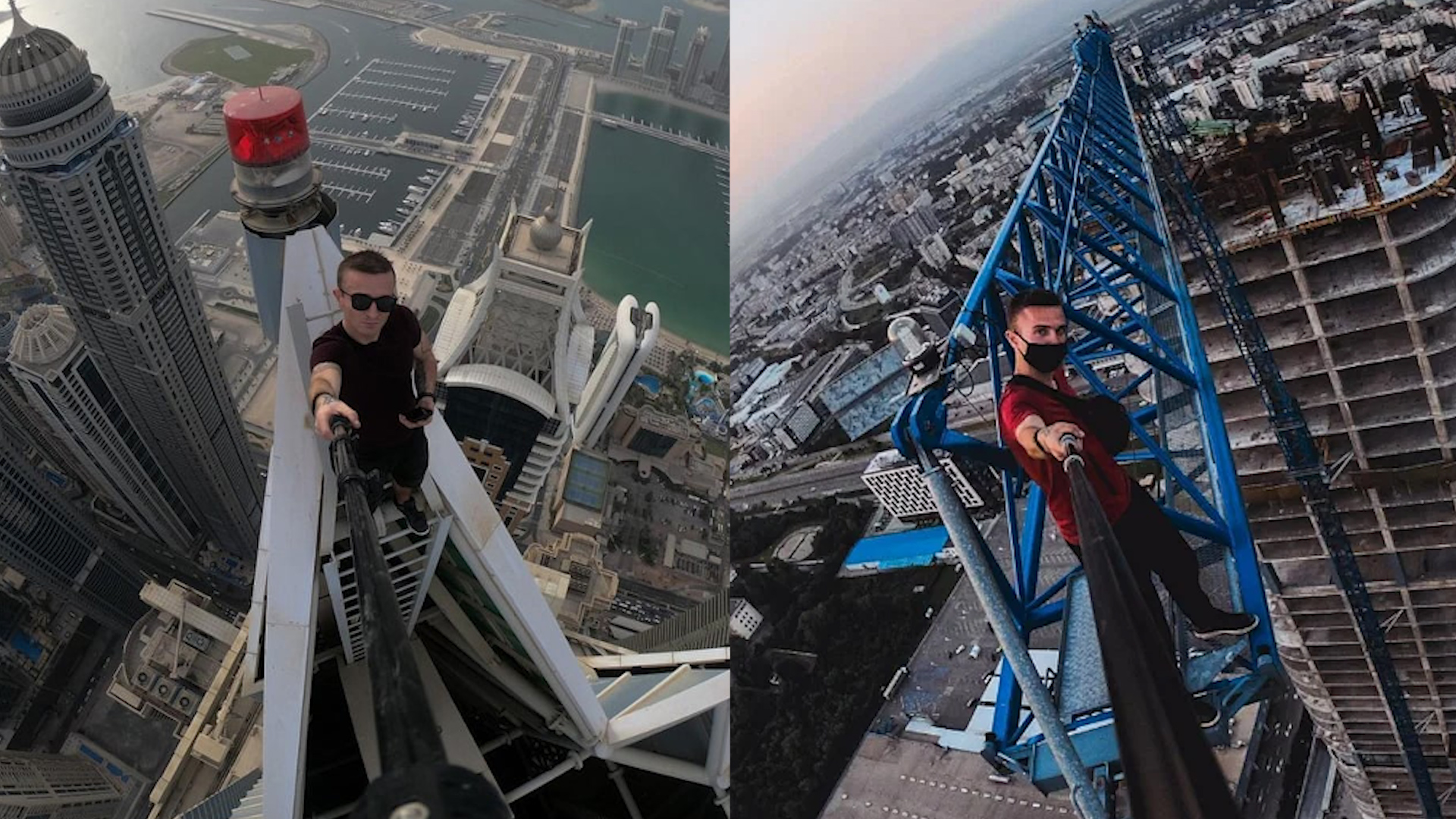 男子攀爬香港大厦玩极限运动，摔下68楼身亡：曾多次登顶世界高楼