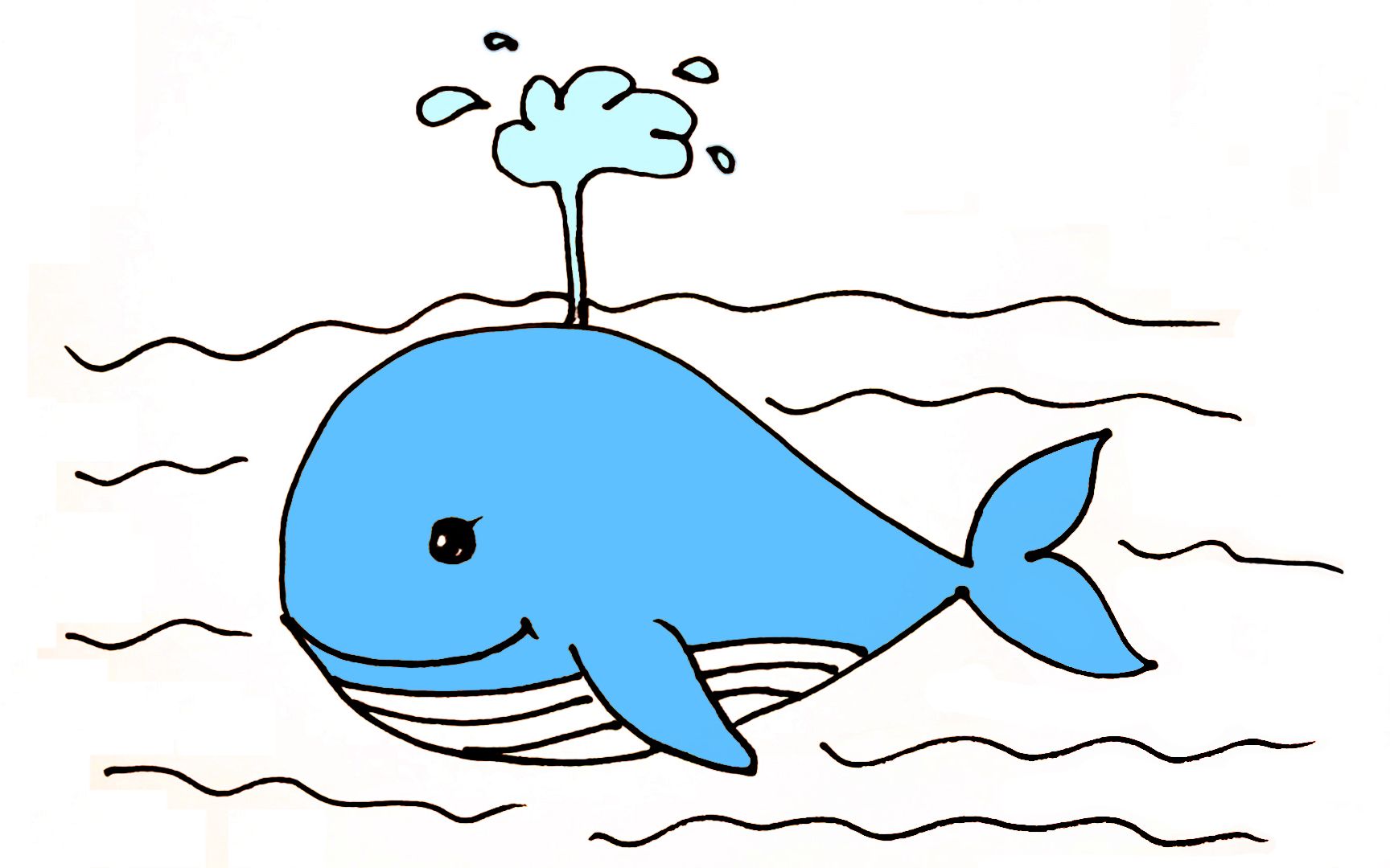 鲸鱼海洋动物卡通可爱图片素材-编号30140833-图行天下